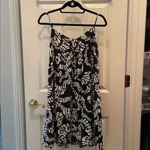 Nine West Black and White Mini Dress